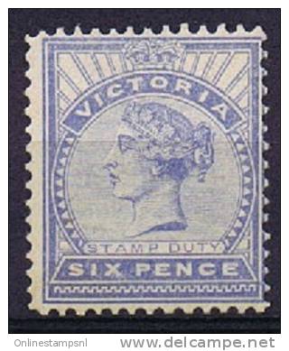 Victoria: Mi 104 B   1886, Mint Hinged, - Ongebruikt