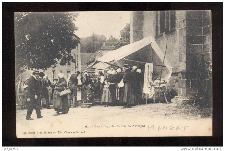 223   -  (Manzat)   -  Brocantage De Cheveux En Auvergne - Manzat