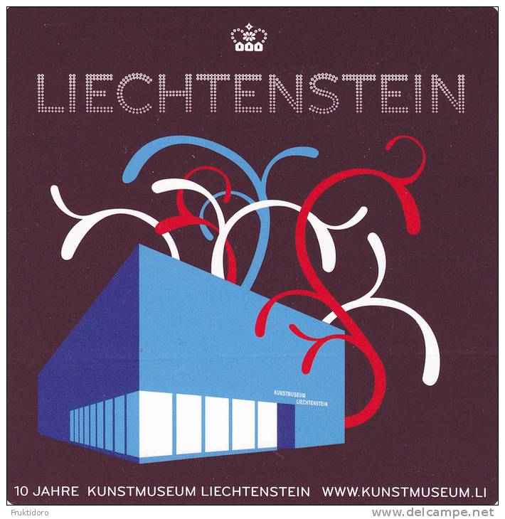 Liechtenstein Aufkleber - Label - Étiquette - Sticker - Kunstmuseum - Art Museum - Stickers