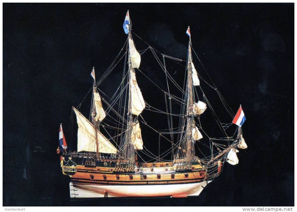 Model Of Zuytdorp, 18th Century Dutch East India Company Ship. Wrecked 1712, Western Australian Museum Unused - Sailing Vessels