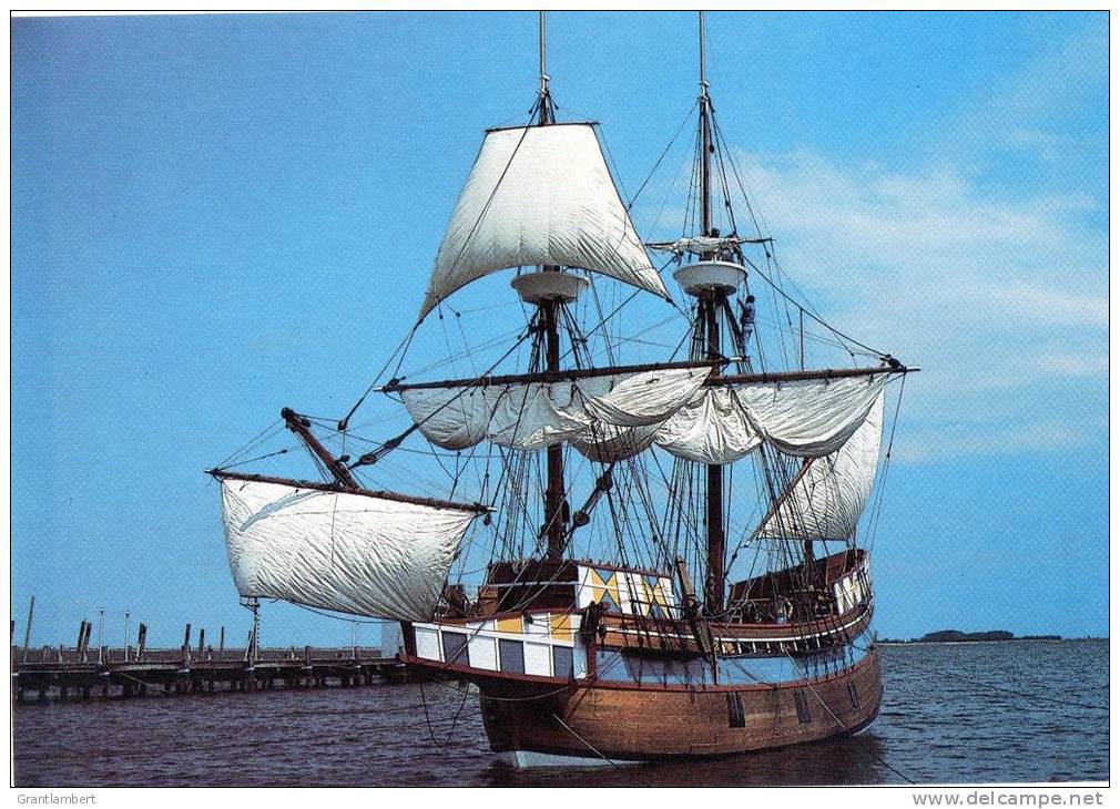 The Elizabeth II, Typical 16th Century English Ship, Coastal Carolina Collection Unused - Velieri