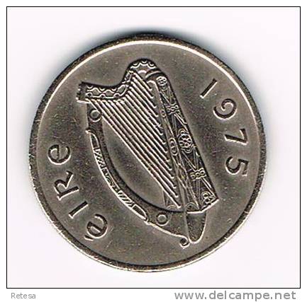 IERLAND  10  PENCE  1975 - Irlanda