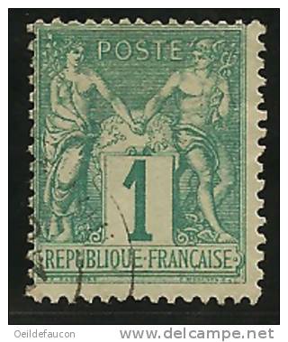 FRANCE - Yvert - 61 - Cote 100 € - 1876-1878 Sage (Type I)