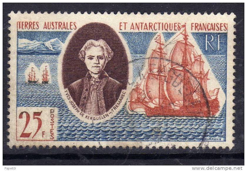 TAAF N° 18 O Chevalier Yves-Joseph  De Kerguelen Trémarec  Oblitération Légère Sinon TB - Used Stamps