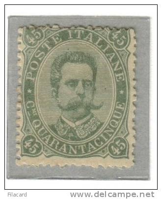 Italia Italy Italien Italie 1889 Effigie Umberto I  45 Cent   MLH - Neufs