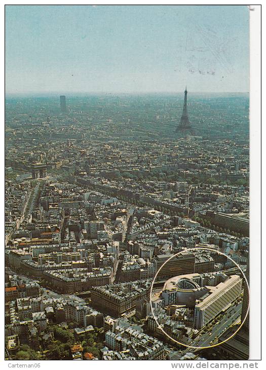 75 - Paris 17 ème - Rien N'est Loin Du Méridien - Hôtel Méeidein 81, Boulevard Gouvion - Editeur: Guy  (vue Aérienne) - Paris (17)