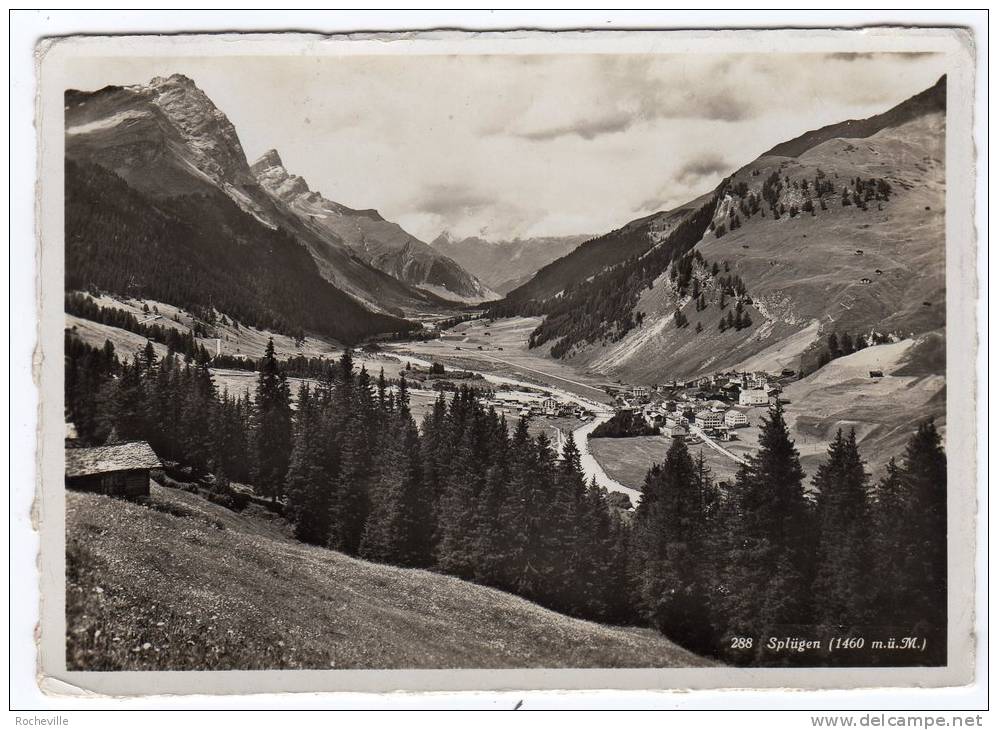 Suisse-GR-  Splügen ( 1460 M.ü.M) 1938 - Splügen