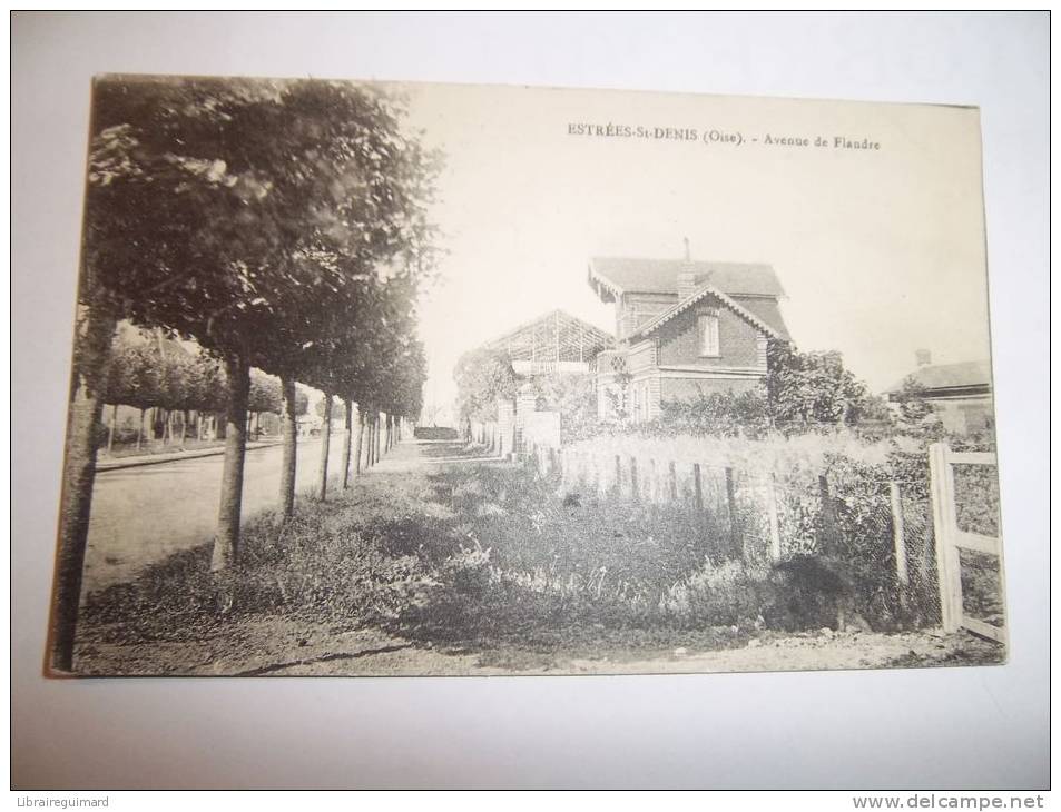 2dlu- CPA - ESTREES SAINT DENIS - Avenue De Flandre -  [60] Oise - Estrees Saint Denis