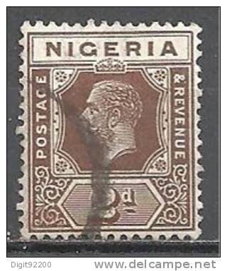 1 W Valeur Oblitérée, Used - NIGERIA - Georges V - YT Nr 23 * 1921/1931 - N° 5-7 - Nigeria (...-1960)