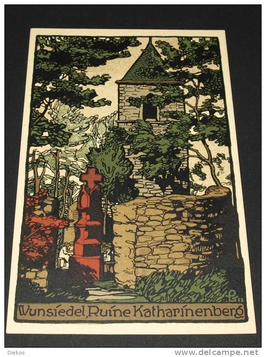 AK  Wunsiedel  Katarinenberg Steindruck Um 1910  #2121 - Wunsiedel