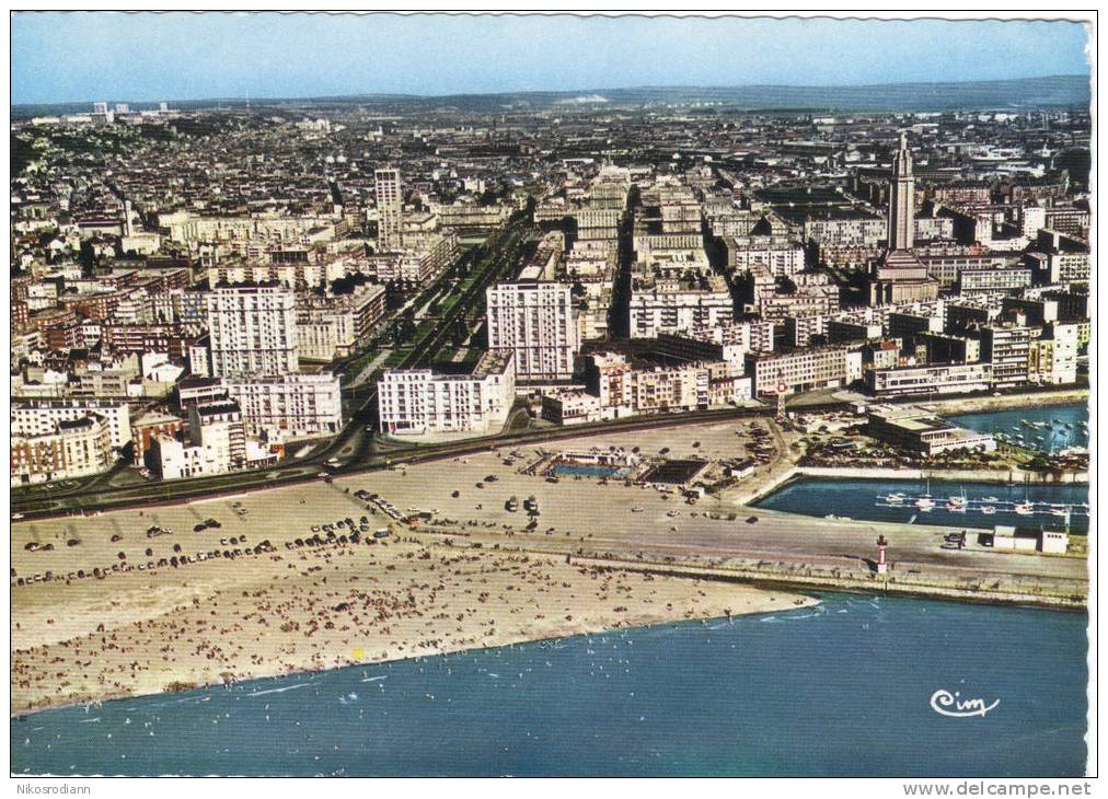 1959   Le Havre : Vue Aérienne, La Plage  FRANCE - Non Classés