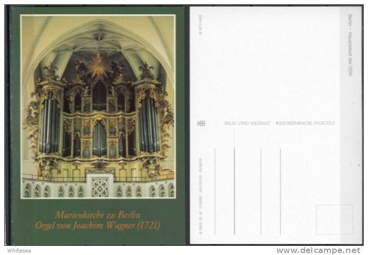 Ak DDR  - Berlin - Marienkirche,church - Orgel,organ - Chiese E Cattedrali