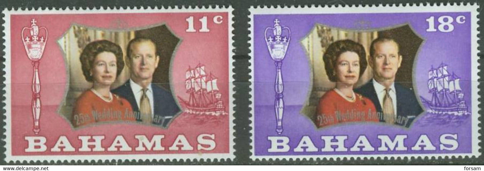 BAHAMAS..1972..Michel # 352-353...MLH. - 1963-1973 Ministerial Government