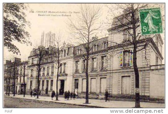 CHOLET - La Poste - Bd Gustave Richard     (31096) - Cholet