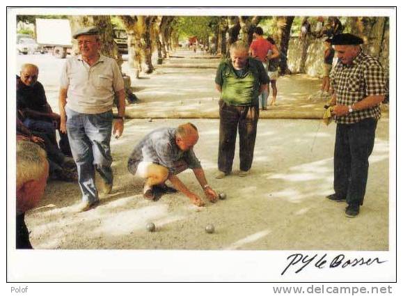 PETANQUE Sous Les Platanes - Photo De Le Bosser-     (31097) - Bowls