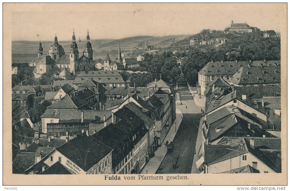 ALLEMAGNE - FULDA Vom Pfarrturm Gesehen (Kunstverlagsantalt Bruno Hansmann , CASSEL  N°2749) - Fulda