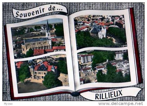 69 Souvenir De RILLIEUX (01), Style Livre Ou Album Ouvert - Rillieux La Pape