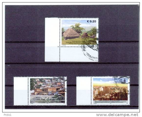 Kosovo 2005 Siedlungsformen / Types Of Homes Michel 35-37 Sauber Gestempelt / Fine Used - Kosovo