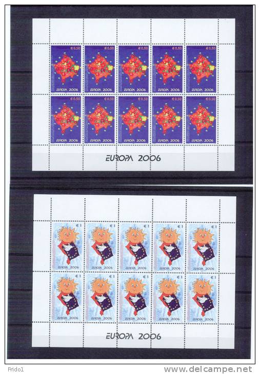 Kosovo 2006 Europa Cept Michel 43-44 Kleinboegen / Sheets Postfrisch / Unmounted Mint - Kosovo