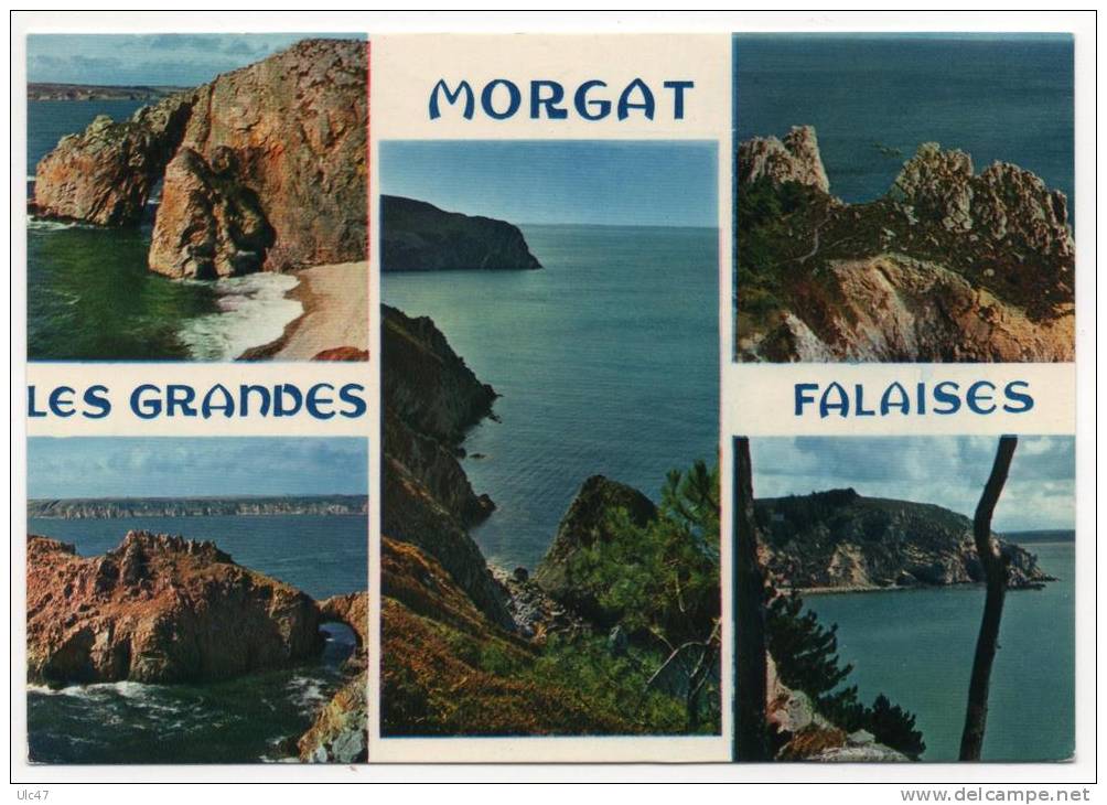 - MORGAT (Finistère) - Les Grandes Falaises. - - Morgat
