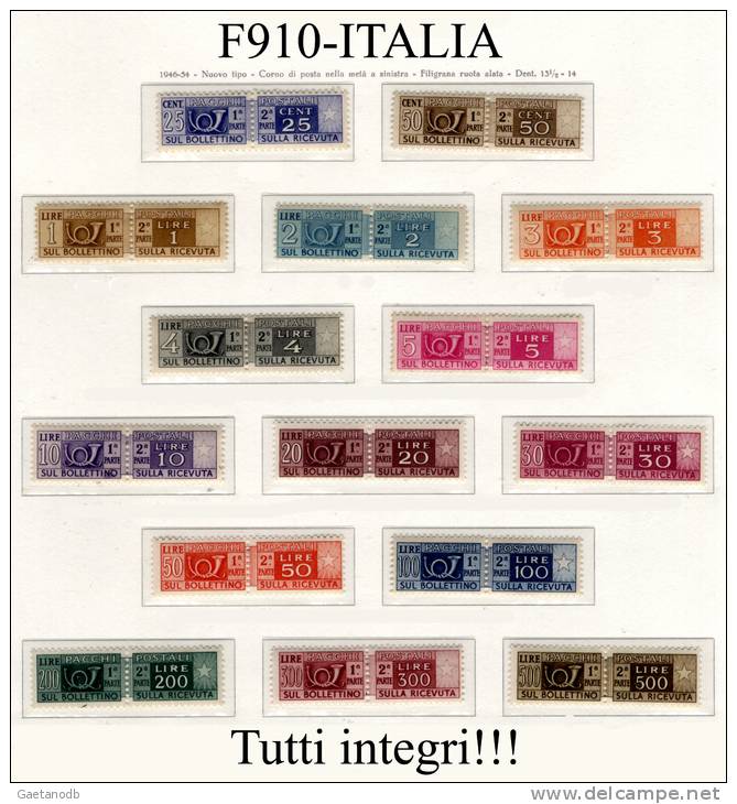 Italia-F00910 - Postal Parcels