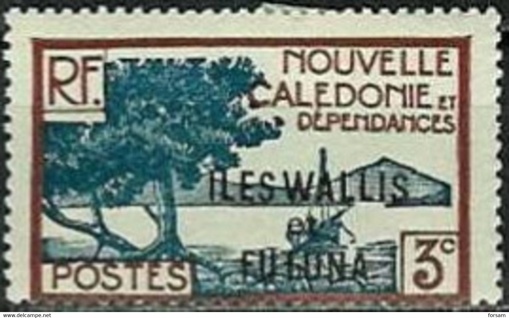 WALLIS & FUTUNA..1939..Michel# 87...MLH. - Unused Stamps