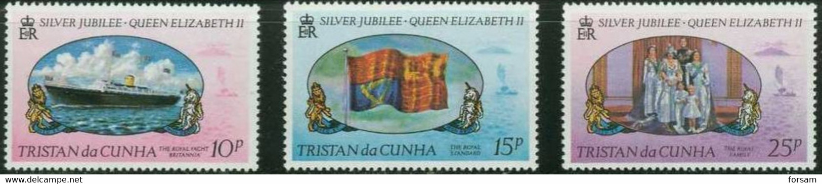 TRISTAN DA CUNHA..1977..Michel # 213-215...MNH. - Tristan Da Cunha