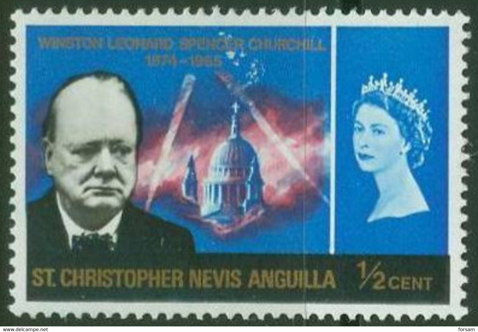 ST.CRISTOPHER..1966..Mich El #  160...MLH. - St.Cristopher-Nevis & Anguilla (...-1980)