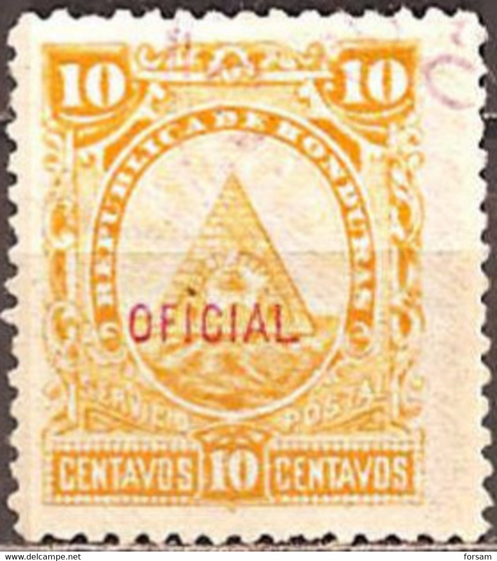 HONDURAS..1890..Michel # 4...MLH...Dienstmarken. - Honduras