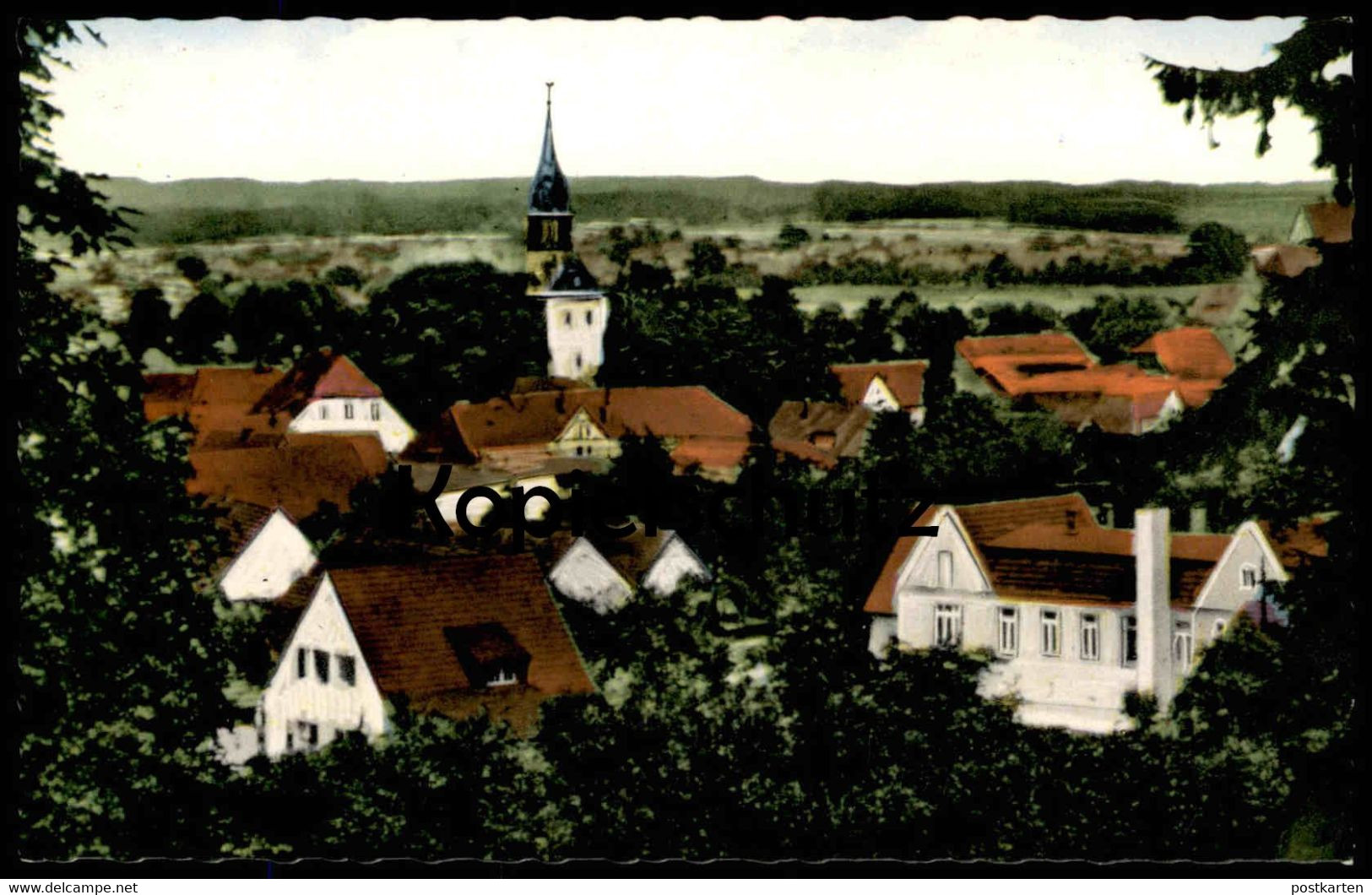 ÄLTERE POSTKARTE BAD ESSEN BEI OSNABRÜCK AUSBLICK VON RICKMERS HÖHE PANORAMA Cpa Postcard AK Ansichtskarte - Bad Essen