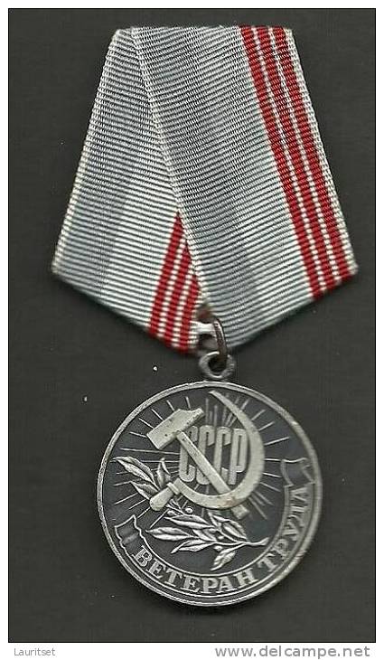 Soviet Union Sowjetunion Order Medal Veteran Truda Arbeits-Veteran - Russland