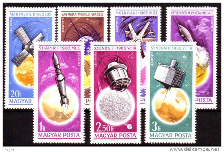 HUNGARY - 1965. AIR. Space Research - MNH - Nuevos