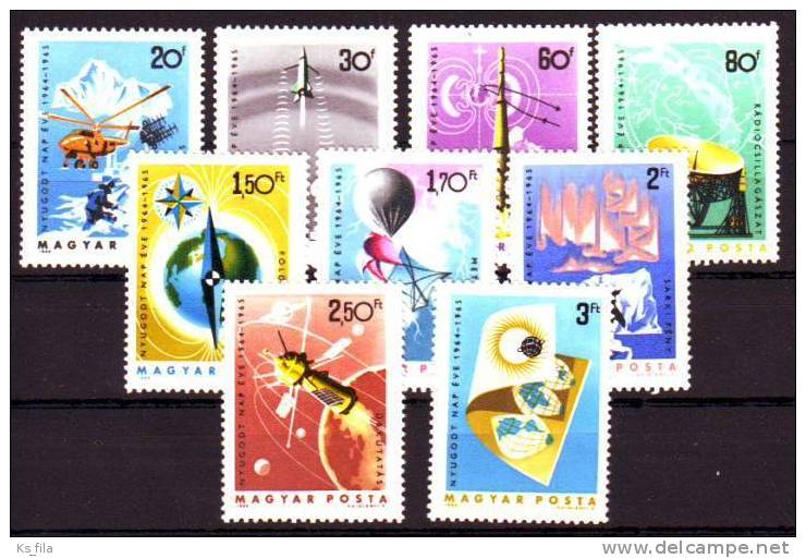 HUNGARY - 1965. International Quiet Sun Year - MNH - Unused Stamps