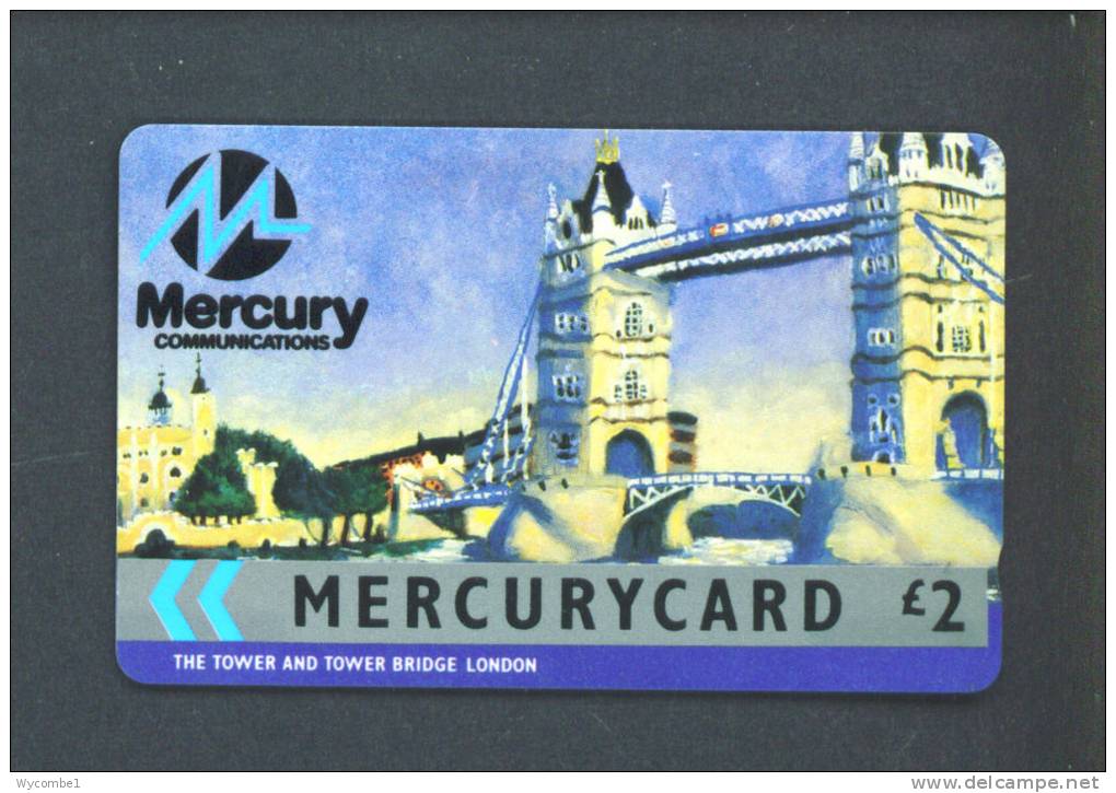 UK  -  Magnetic Phonecard/Mercurycard As Scan - [ 4] Mercury Communications & Paytelco