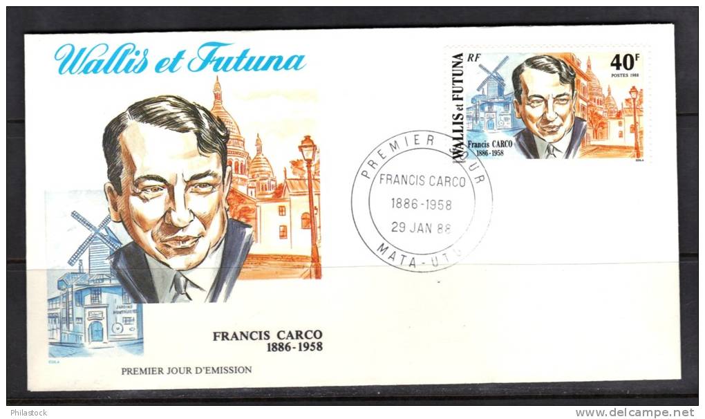 WALLIS  N° 375 Obl. S/FDC - FDC