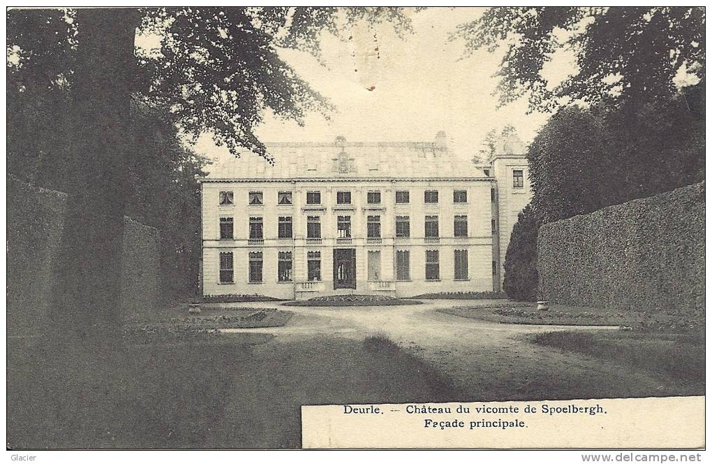 DEURLE - St Martens-Latem - Château Du Vicomte De Spoelbergh - Façade Principale - Edit. Roger Van Goethem & Cie, Deinze - Sint-Martens-Latem