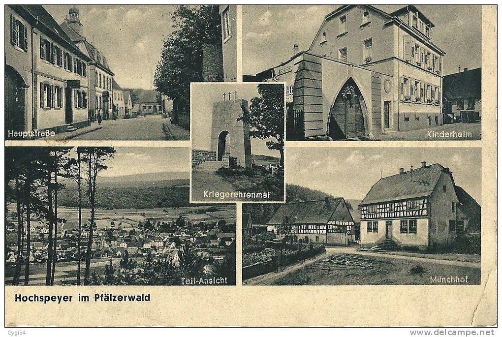 HOCHSPEYER   IM PLÄLZERWALD (Hauptstrasse  Kinderheim  Münchhot ) - Kaiserslautern