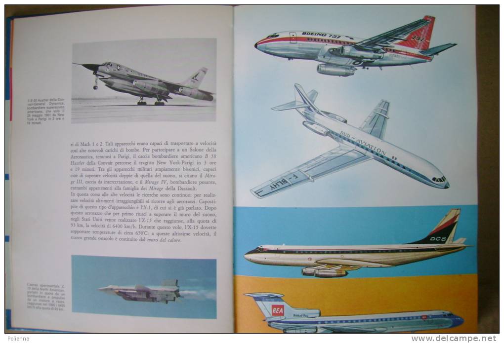 PEG/39 Yves De Bouard AEREI A REAZIONE Mondadori I^ Ed.1972/AVIAZIONE/Messerschmitt Me262 E Komet/Jaguar Breguet/Phantom - Engines