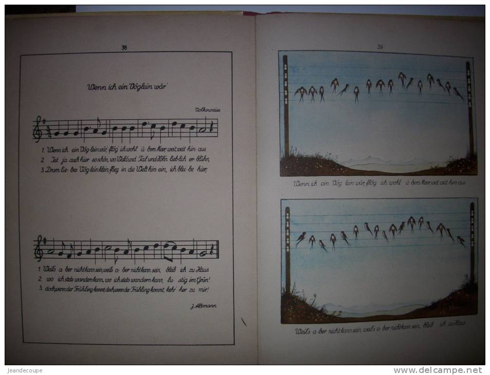 - Jeunesse - Livre Enfants - Musique Et Partitions - Liederfibel - Von Heribert Gruger - Allemand - 1949 - - Autres & Non Classés