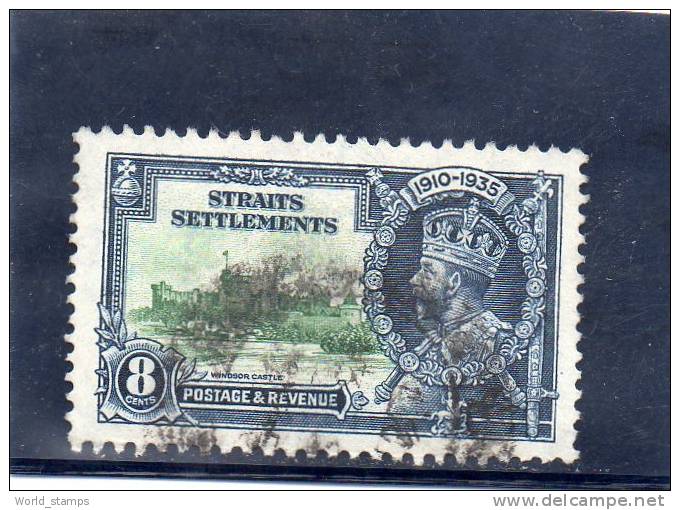 STRAITS-SETTLEMENTS 1935 O WMK MULT SCRIPT CA - Straits Settlements