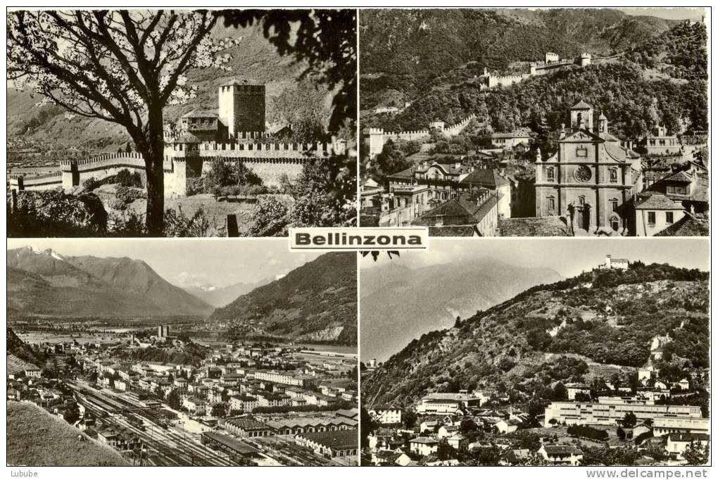 Bellinzona - 4 Bilder         Ca. 1950 - Bellinzone