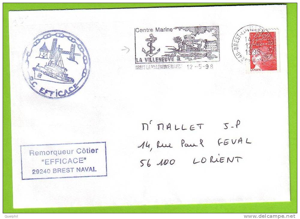 Remorqueur EFFICACE, Brest La Villeneuve Marine, 12/5/98 - Naval Post