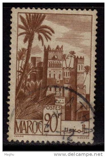 Morocco 1947 Used, 20f, Tree - Gebraucht