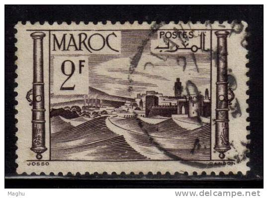 Morocco Used, 1947, 2f Fort. - Gebraucht