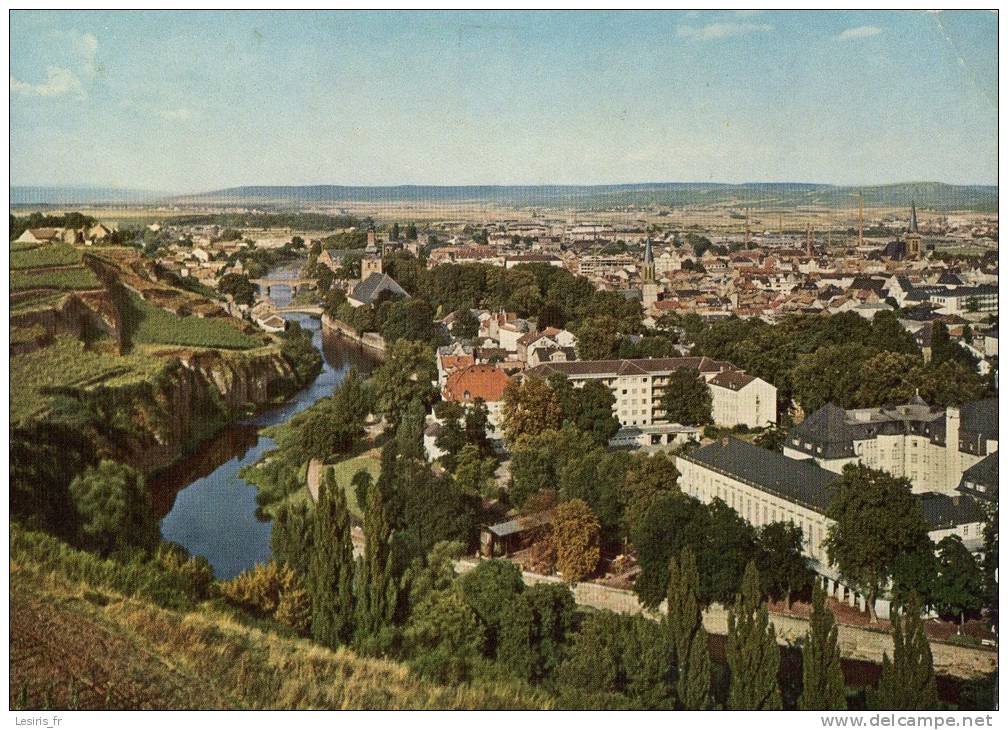 CP - PHOTO - BAD KREUZNACH - NAHE MIT KURVIERTEL - 655 - Bad Kreuznach