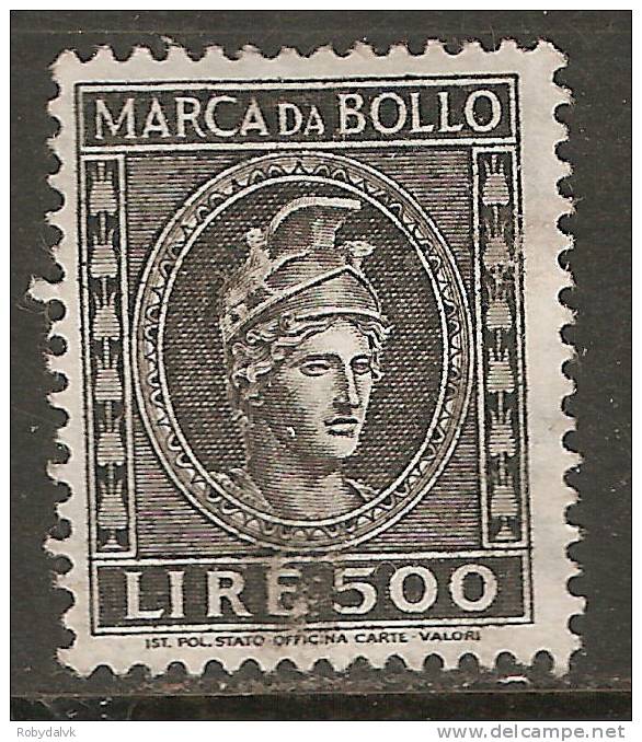 ITALIA - MARCA DA BOLLO (**) -  Vedi Immagine - Revenue Stamps