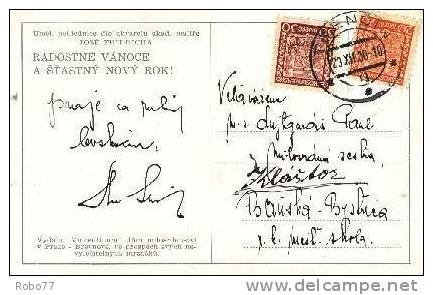 Czechoslovakia Postcard.  Tren&#269;ín 23.XII.30  (A03013) - Cartes Postales