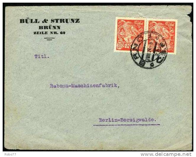 Czechoslovakia Cover. Brno 28.III.24. (A03021) - Lettres & Documents