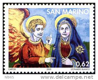 REPUBBLICA DI SAN MARINO - ANNO 2005 - NATALE - NUOVI MNH ** - Neufs