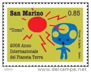 REPUBBLICA DI SAN MARINO - ANNO 2008 - ANNO INTERNAZIONALE PIANETA TERRA  - ** MNH - Neufs